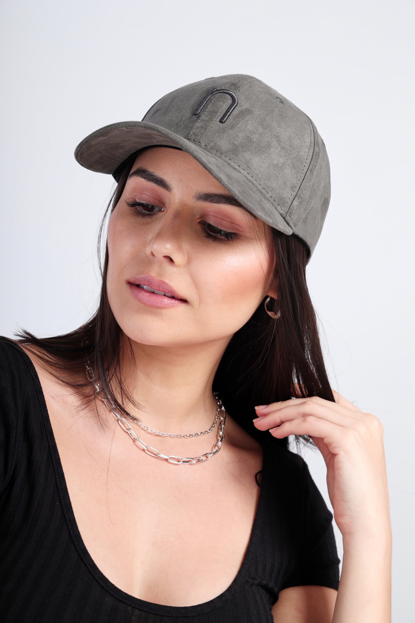 Premium suede cap in dark grey – NDC003 Night Drive by Noggah