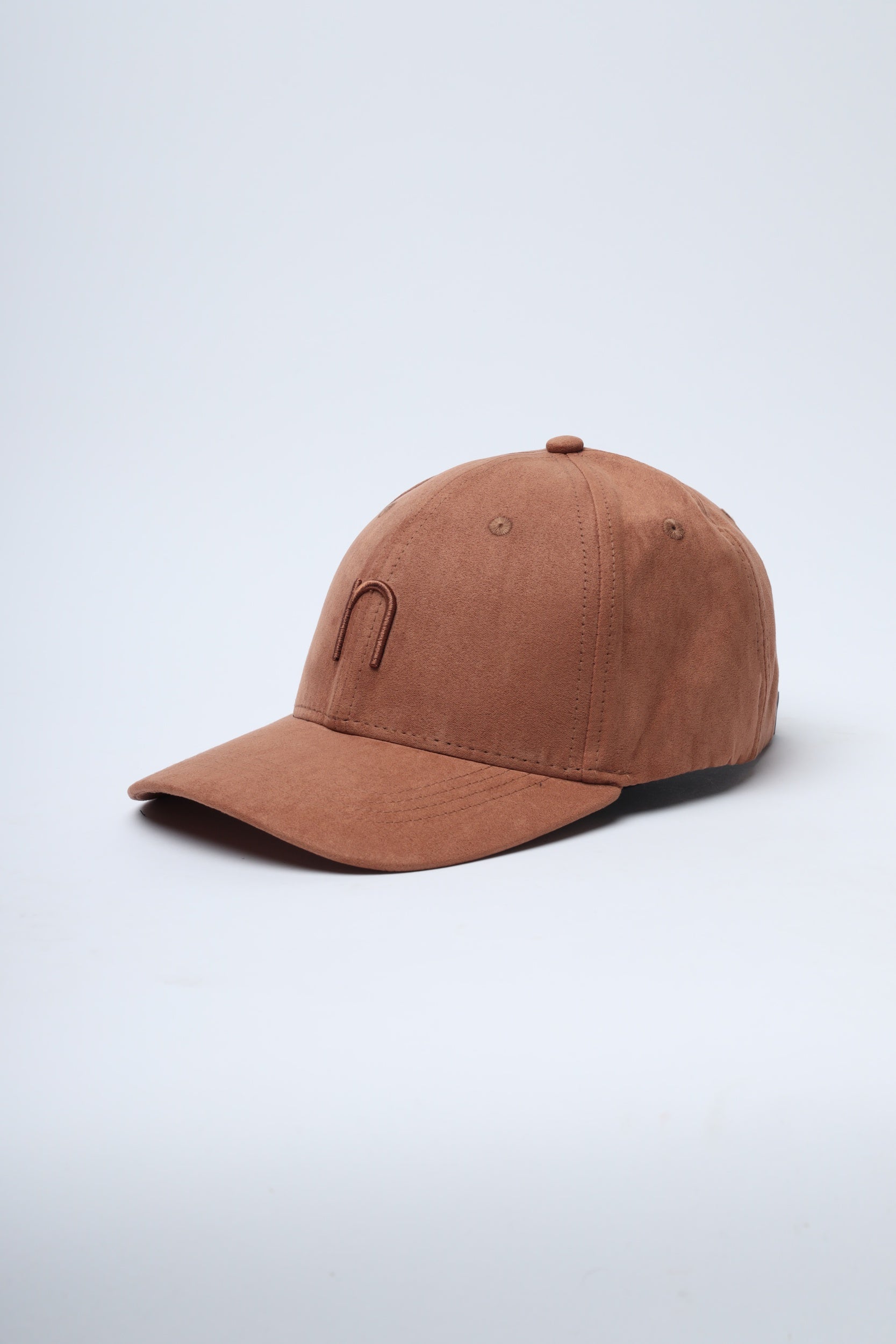 Earth-toned suede cap by Noggah – Desert Run edition, side view