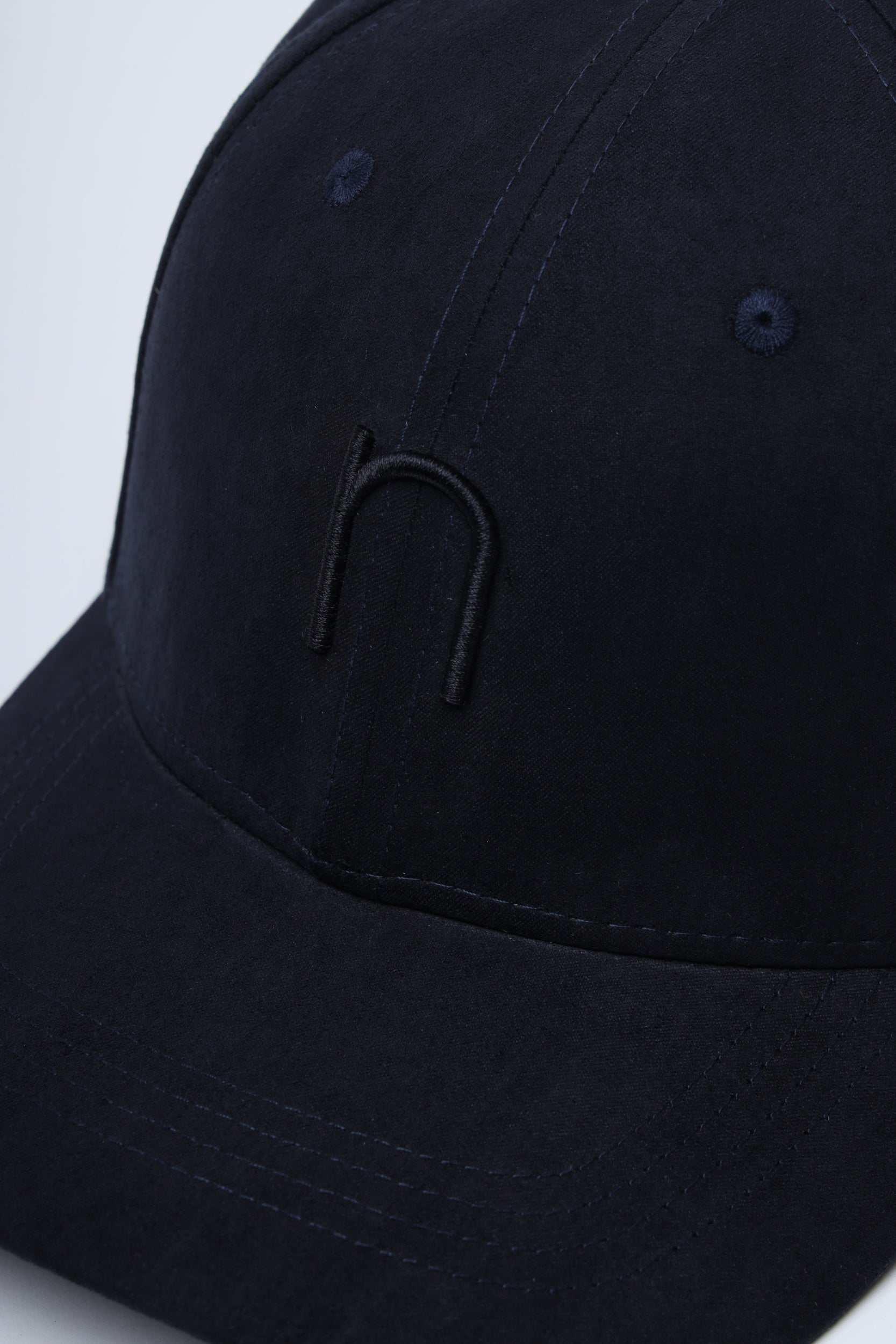 Noggah NDC005 Coastal Vibe cap in teal blue suede with front logo