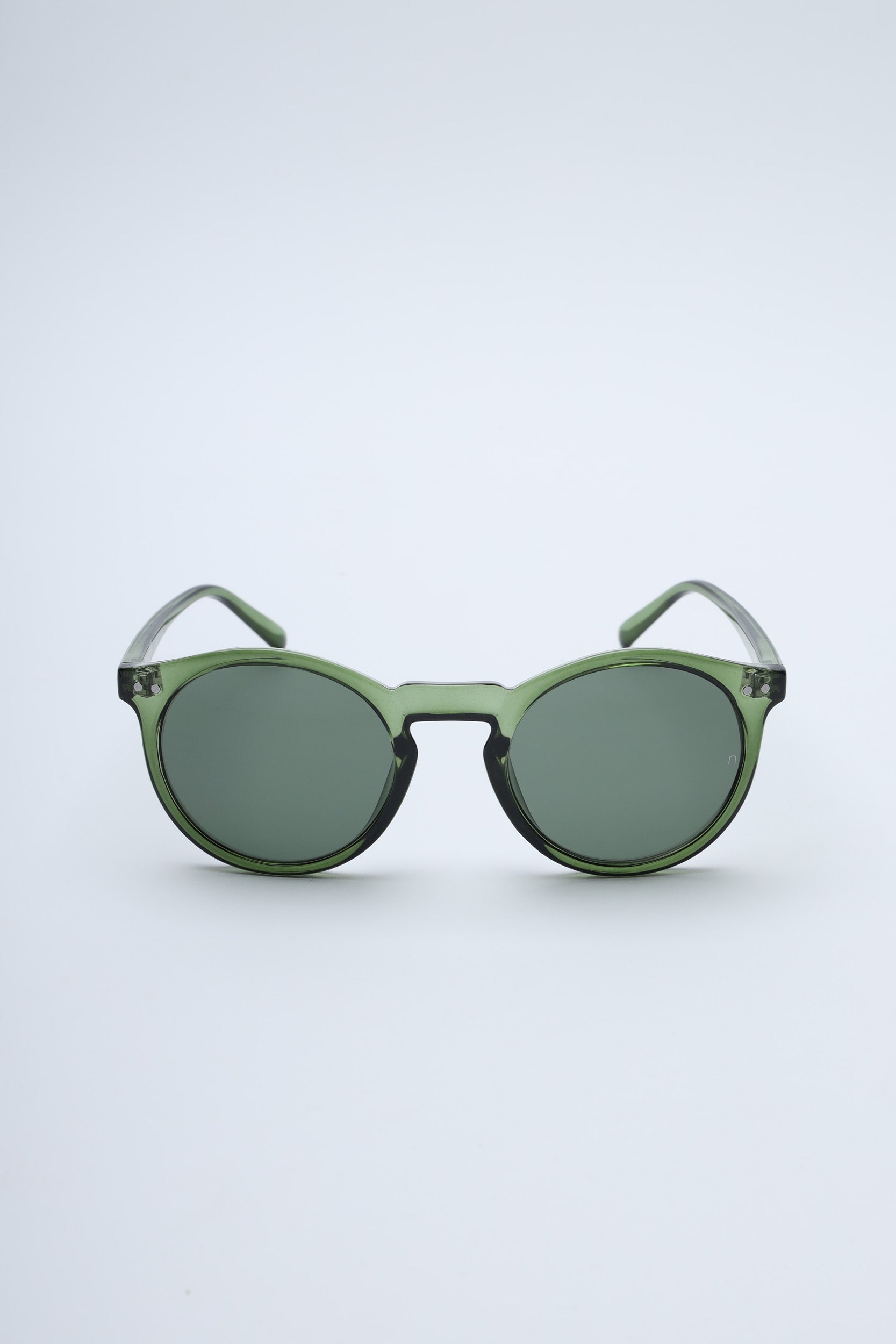 NS1001GFGL PC Green Frame with Green Glass Lens Sunglasses