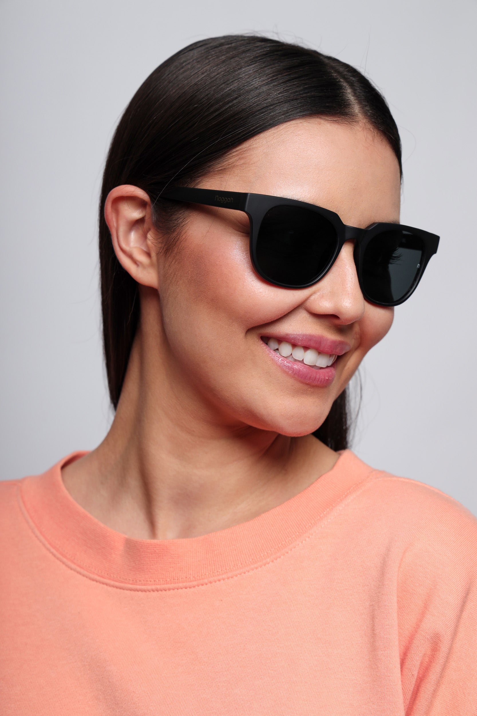 Aura Midnight Steel Sunglasses โ Premium Tempered Glass Sunglasses | Noggah USA