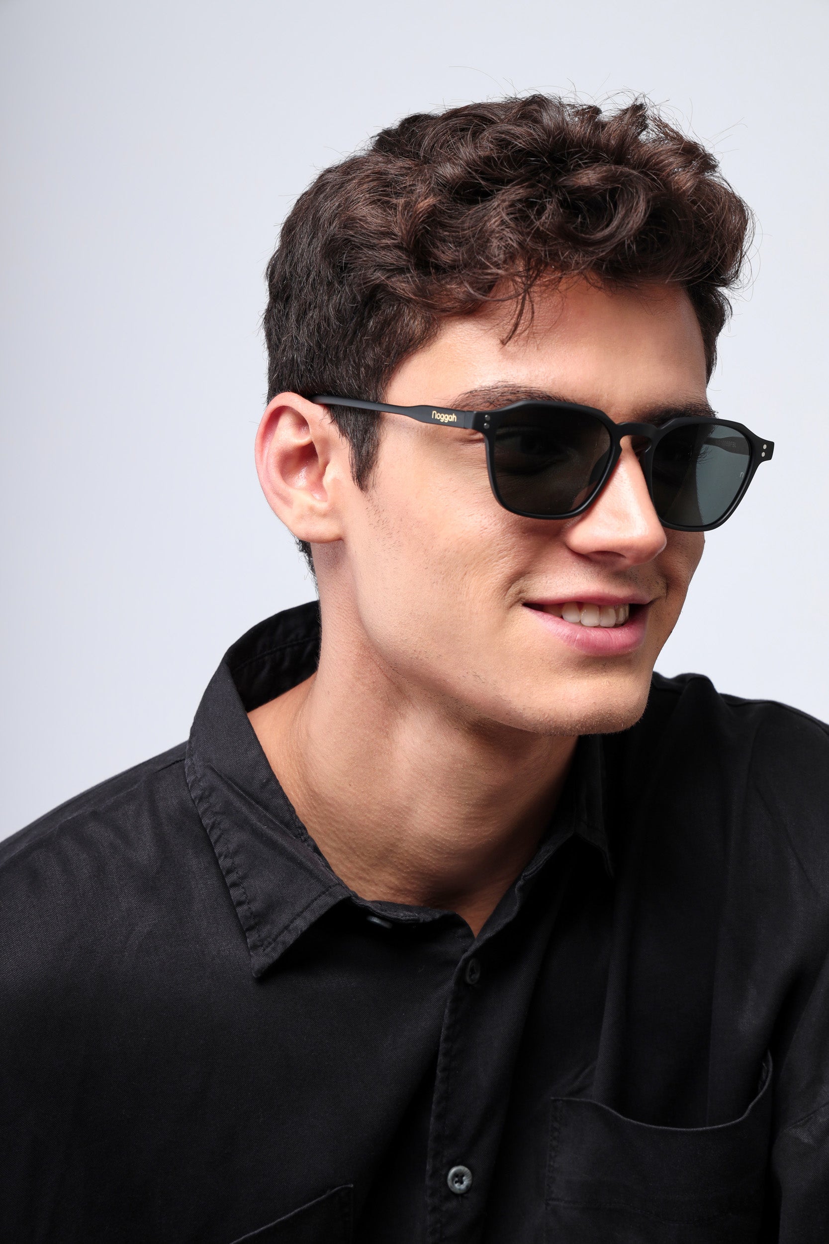 Eclipse Midnight Steel Sunglasses – Premium Tempered Glass Sunglasses | Noggah USA