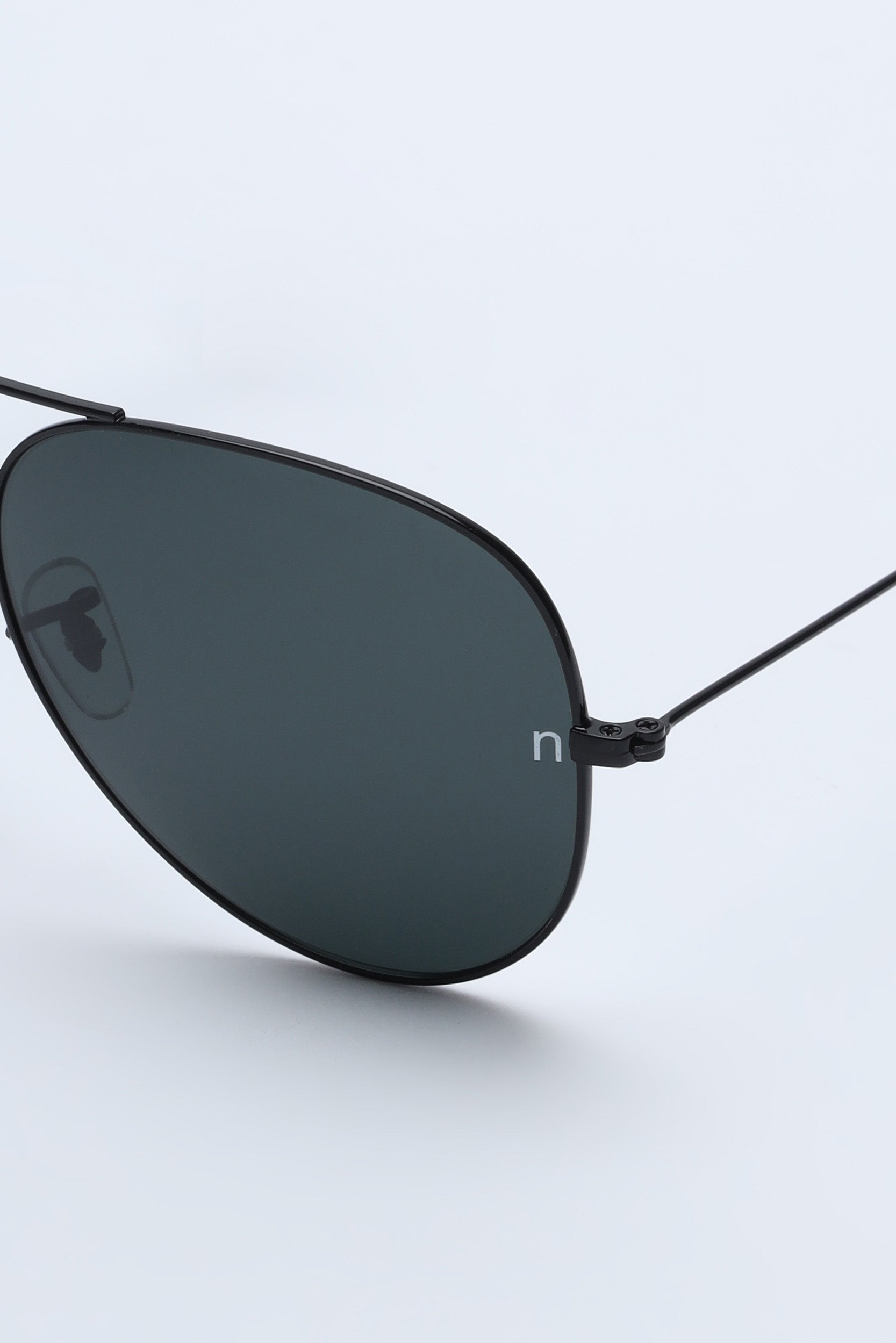 Edge Obsidian Black Sunglasses – Premium Tempered Glass Sunglasses | Noggah USA