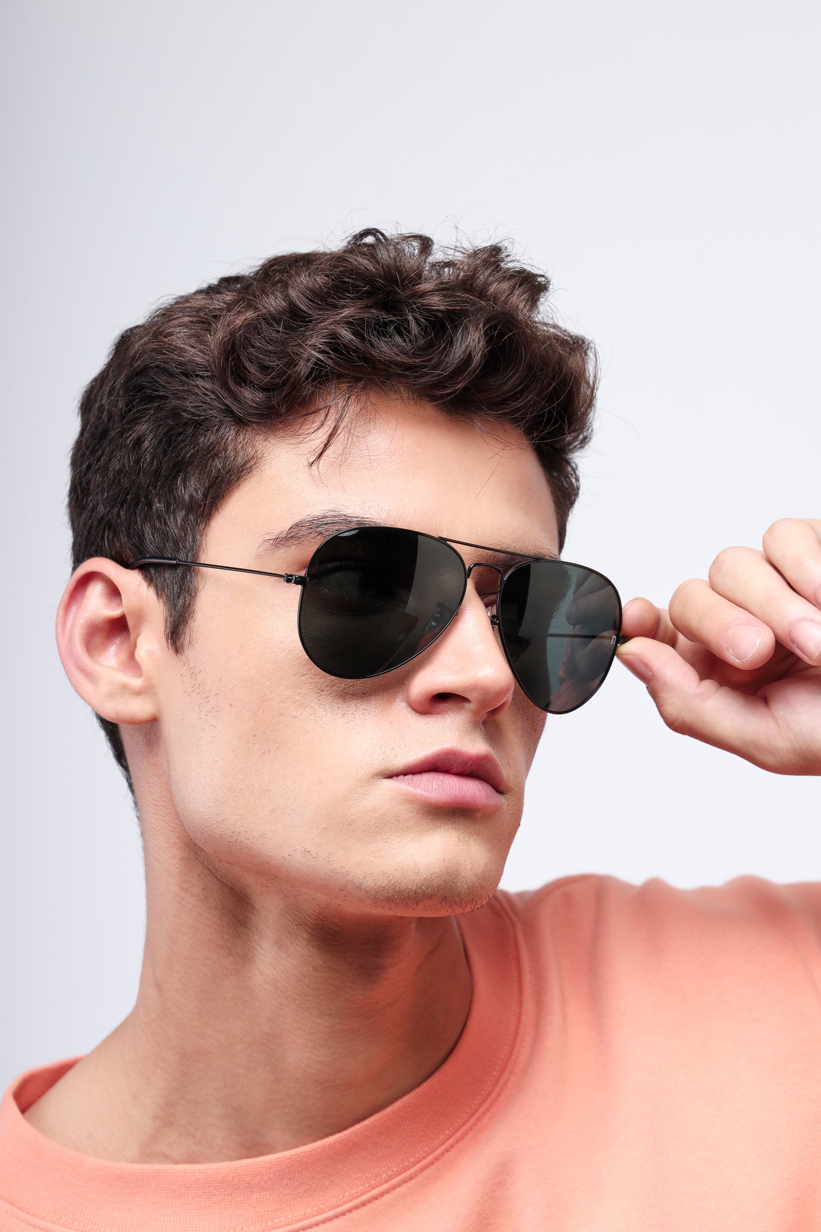Edge Obsidian Black Sunglasses – Premium Tempered Glass Sunglasses | Noggah USA