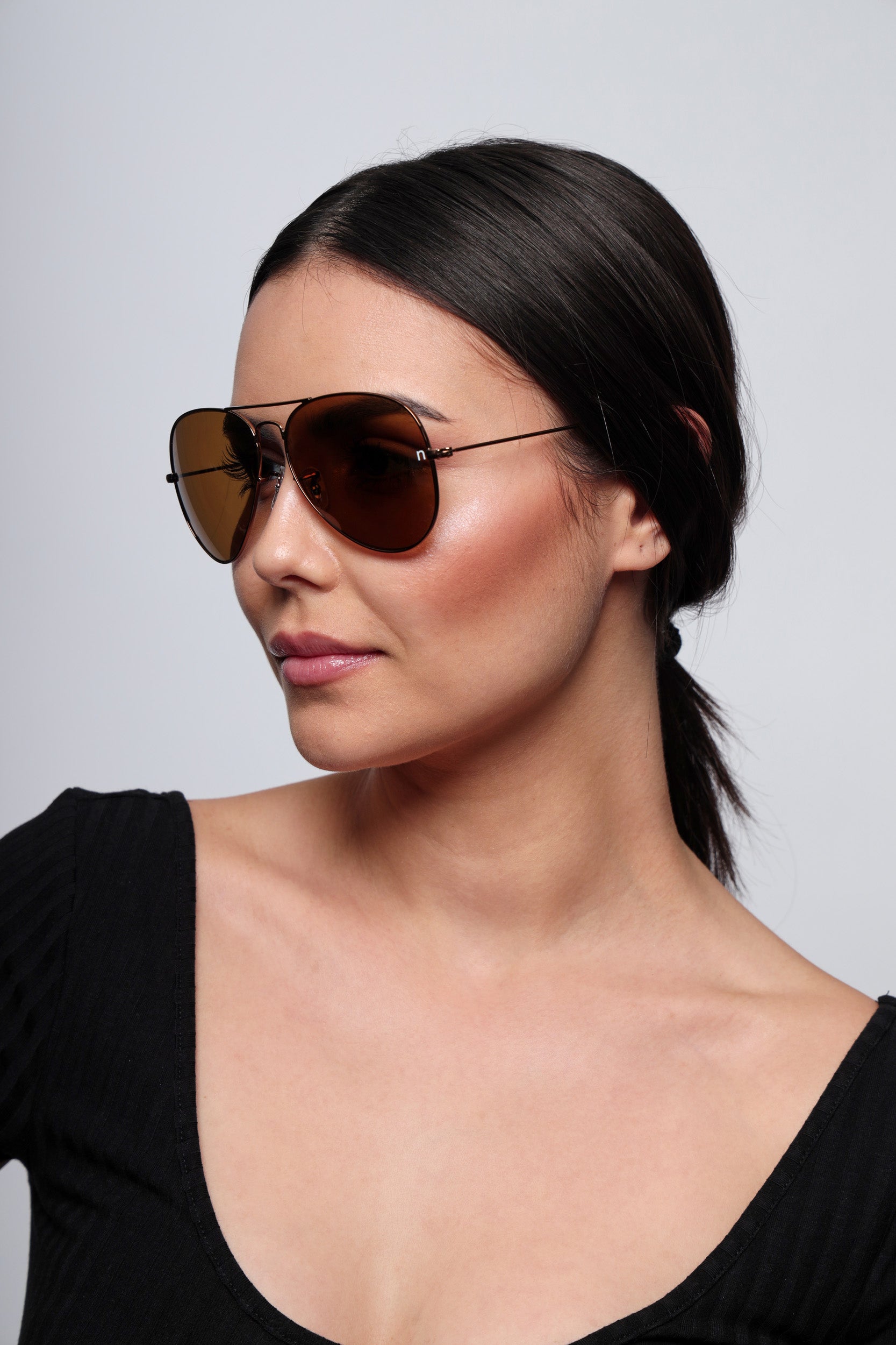 Edge Bronze Mirage Sunglasses – Premium Tempered Glass Sunglasses | Noggah USA