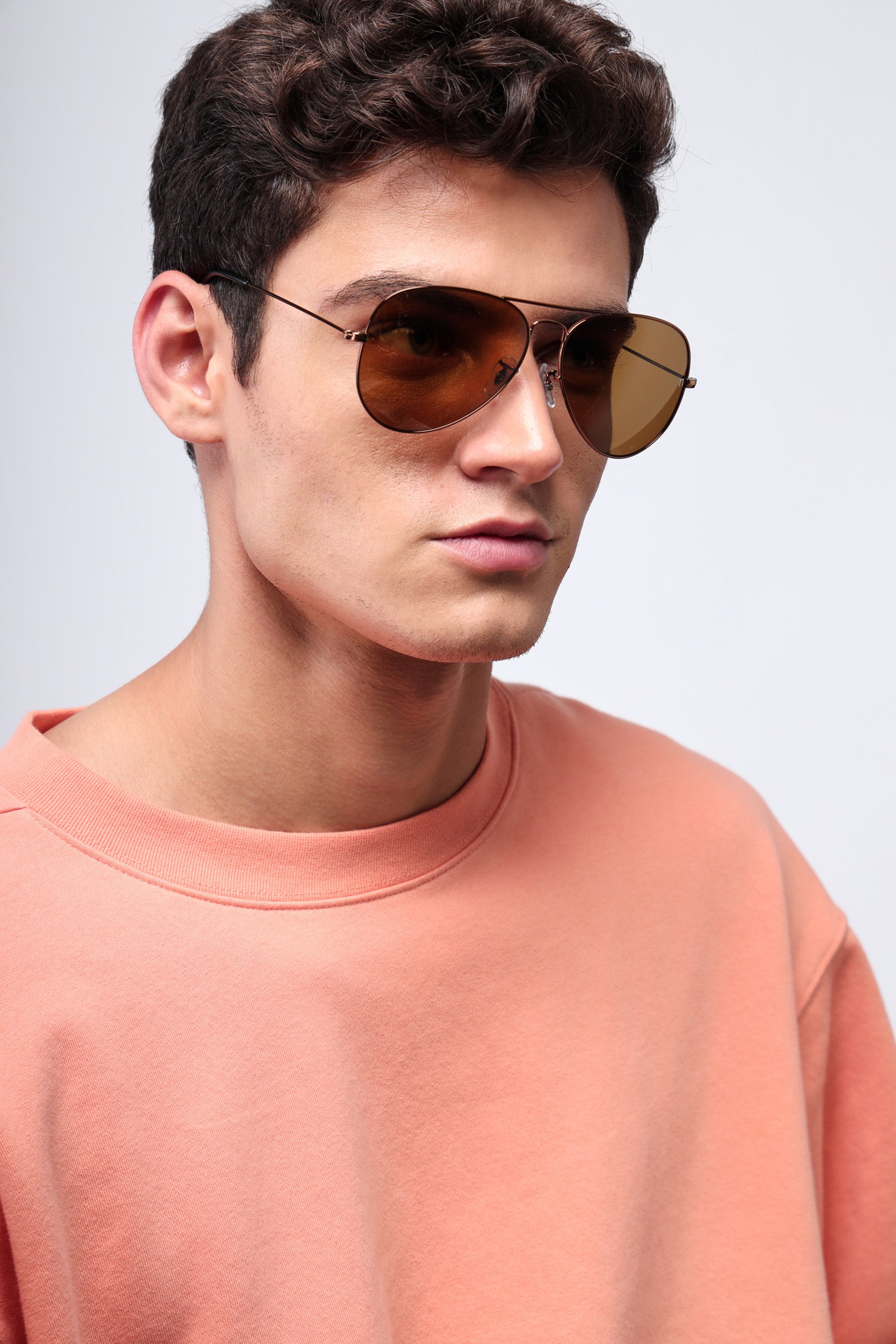 Edge Bronze Mirage Sunglasses – Premium Tempered Glass Sunglasses | Noggah USA