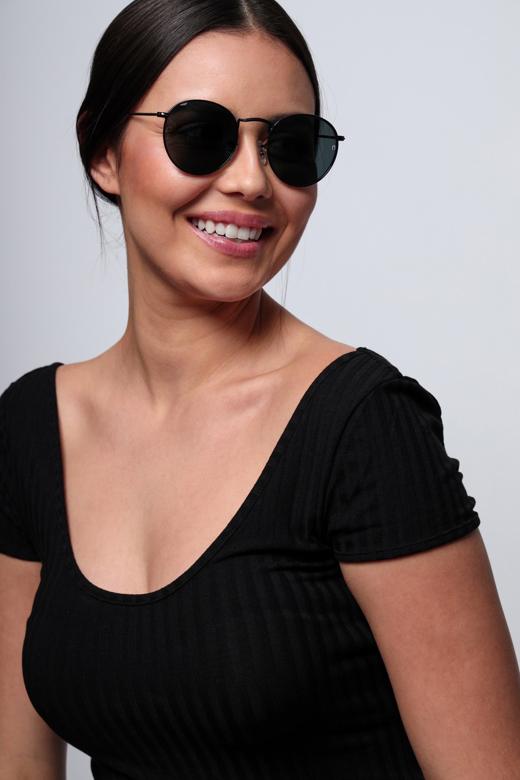 Falcon Obsidian Black Sunglasses – Premium Tempered Glass Sunglasses | Noggah USA