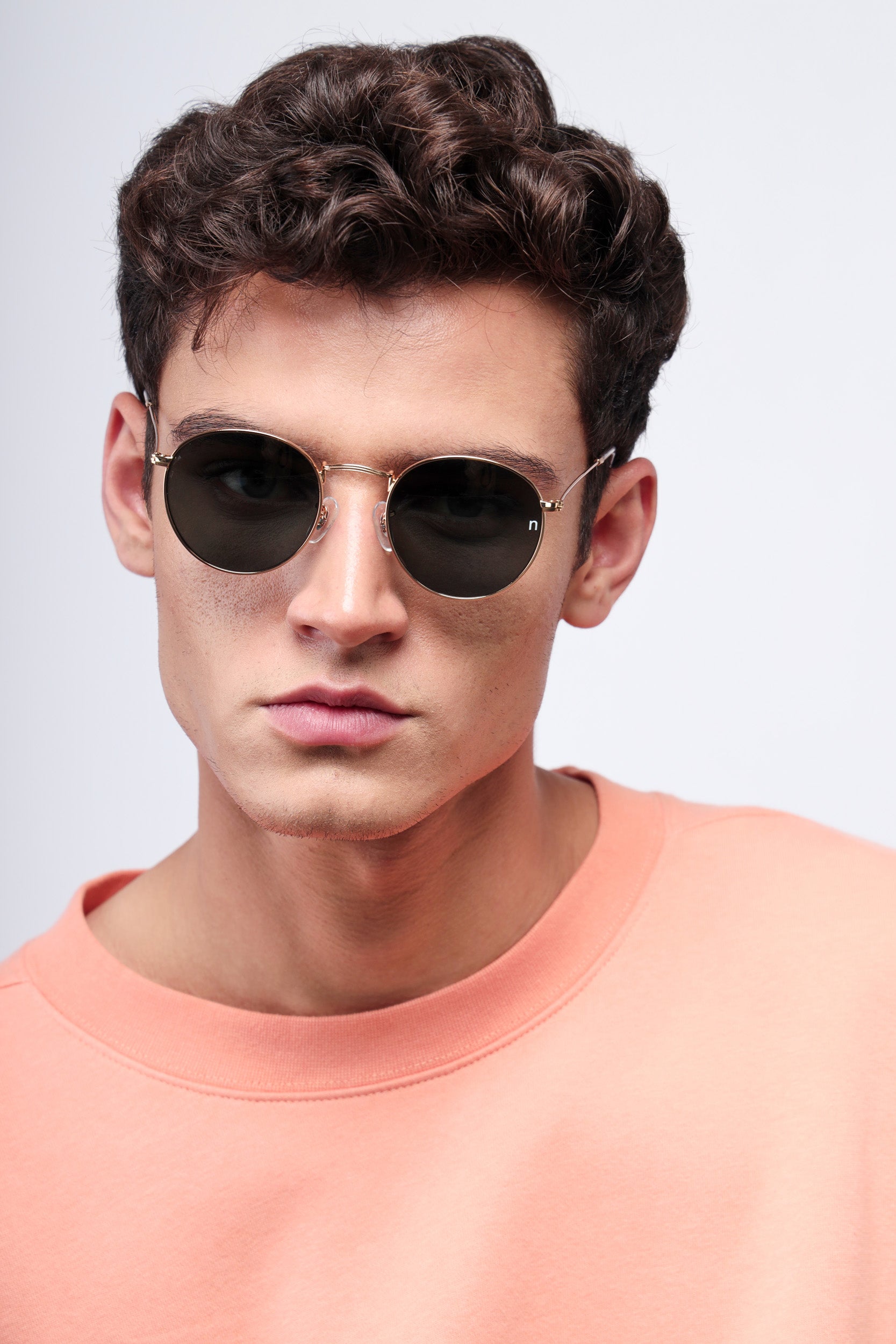 Falcon Golden Eclipse Sunglasses – Premium Tempered Glass Sunglasses | Noggah USA