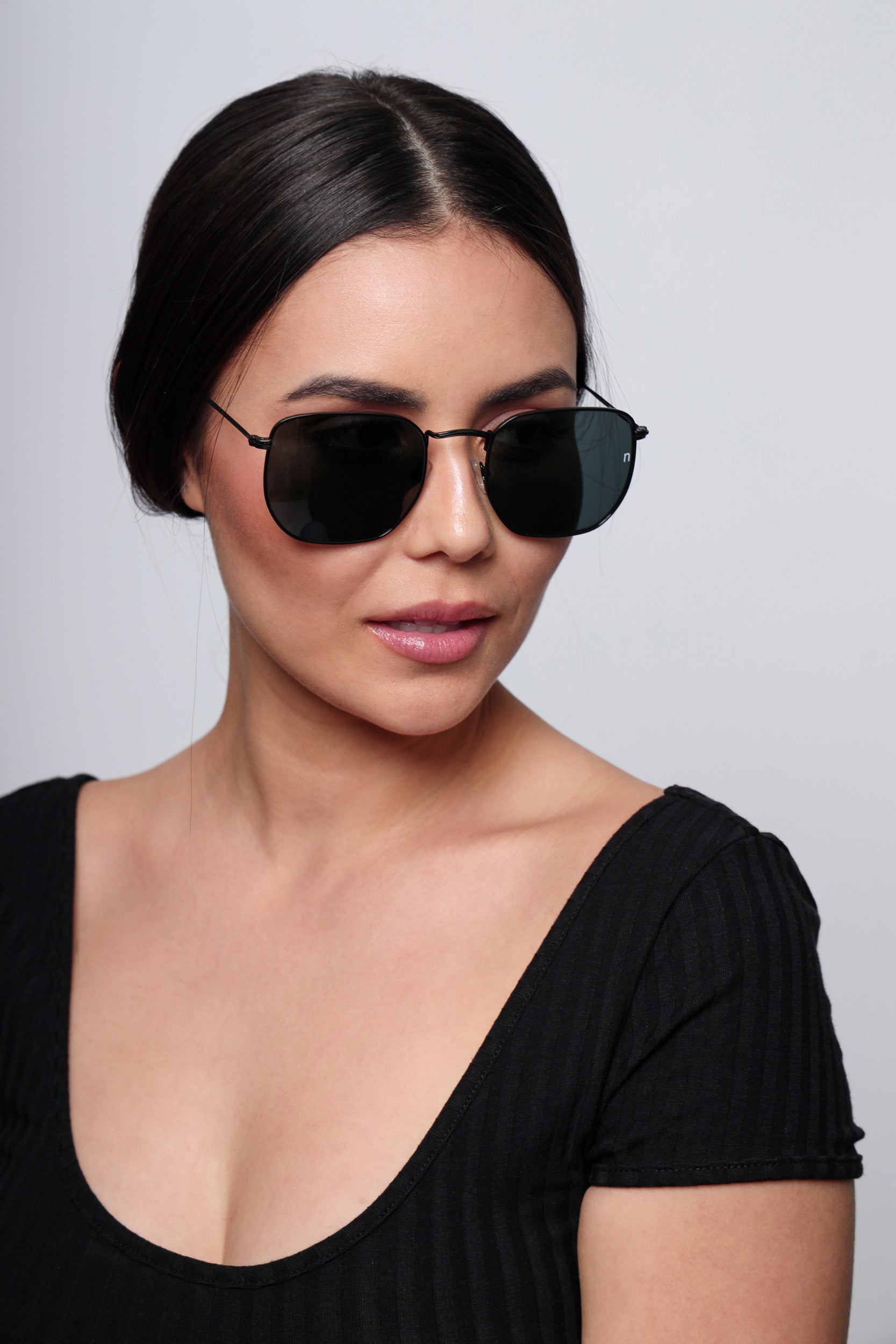 Vortex Obsidian Black Sunglasses – Premium Tempered Glass Sunglasses | Noggah USA