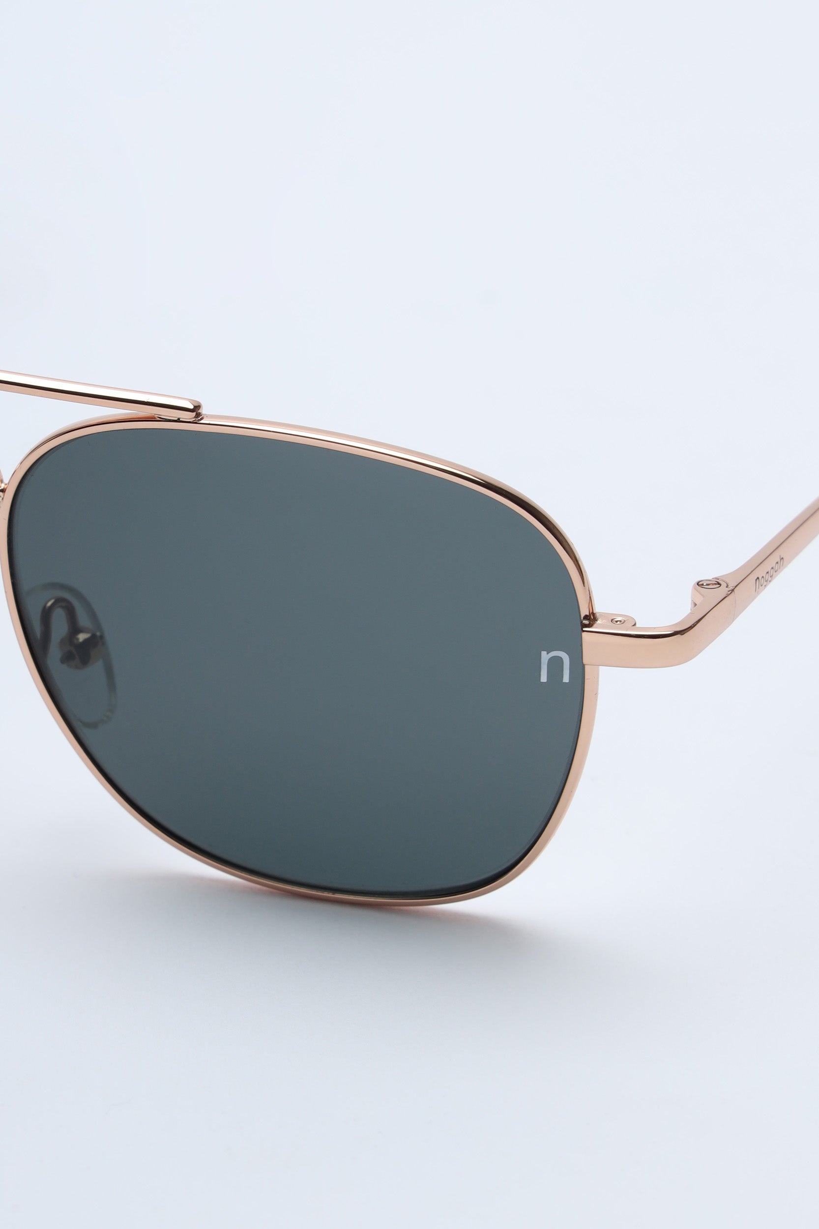 Apex Golden Eclipse Sunglasses – Premium Tempered Glass Sunglasses | Noggah USA