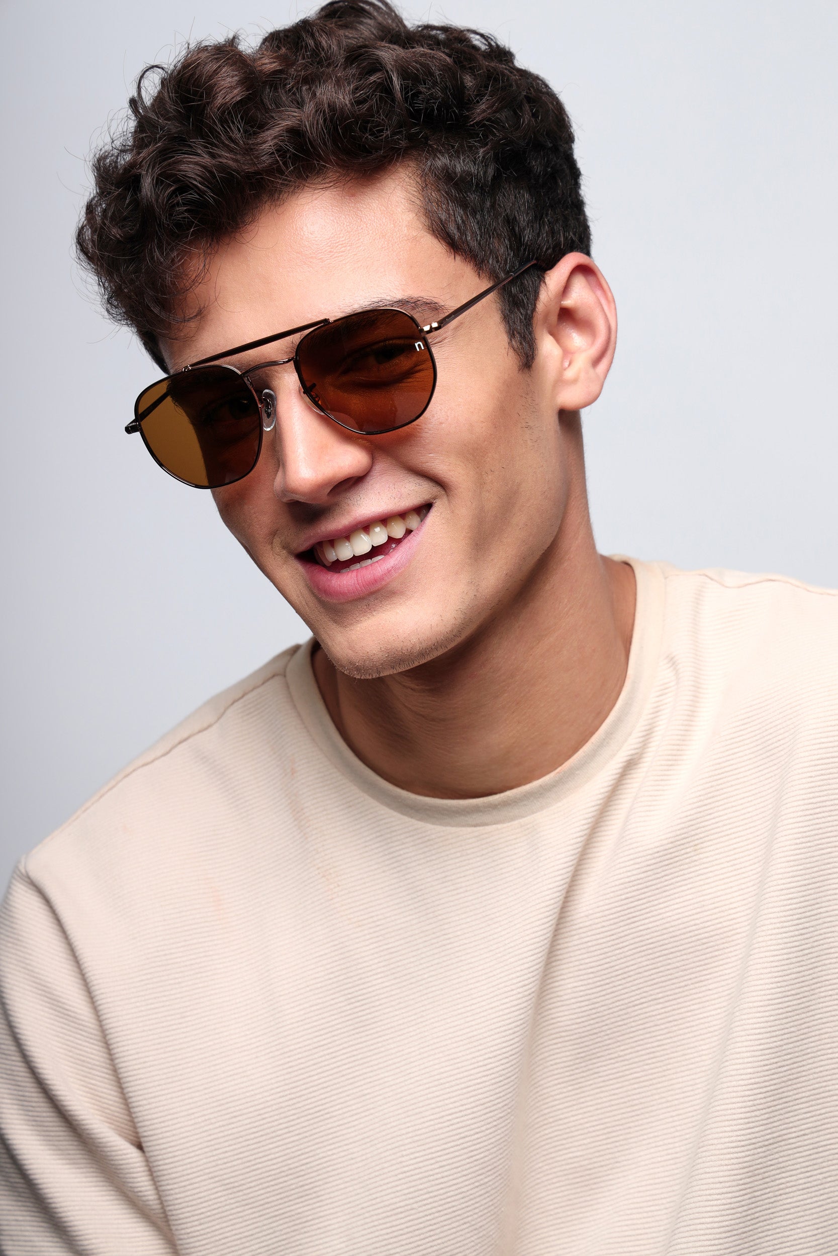 Razor Bronze Mirage Sunglasses – Premium Tempered Glass Sunglasses | Noggah USA