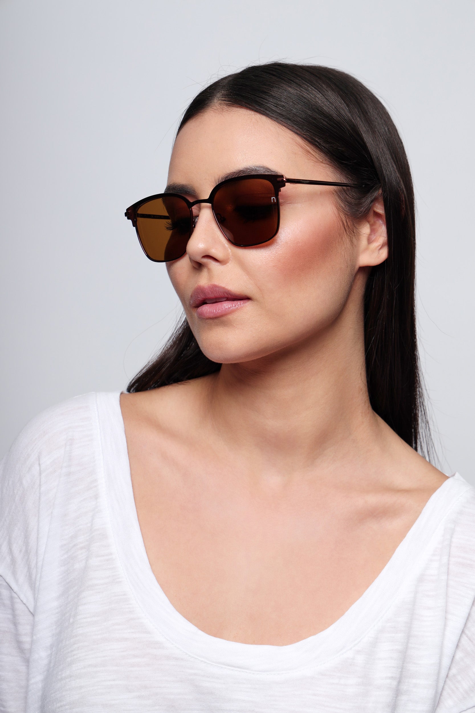 Stratos Bronze Mirage Sunglasses – Premium Tempered Glass Sunglasses | Noggah USA