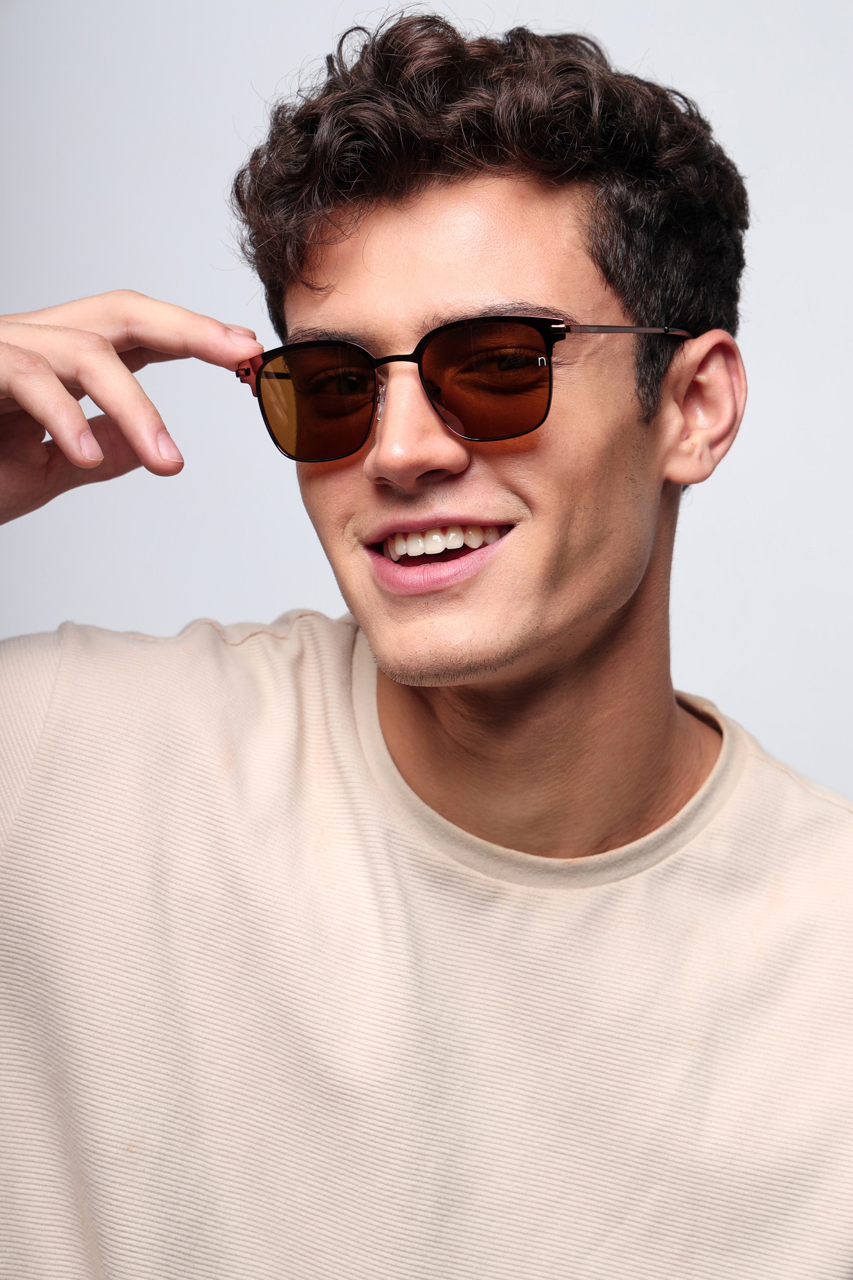 Stratos Bronze Mirage Sunglasses – Premium Tempered Glass Sunglasses | Noggah USA