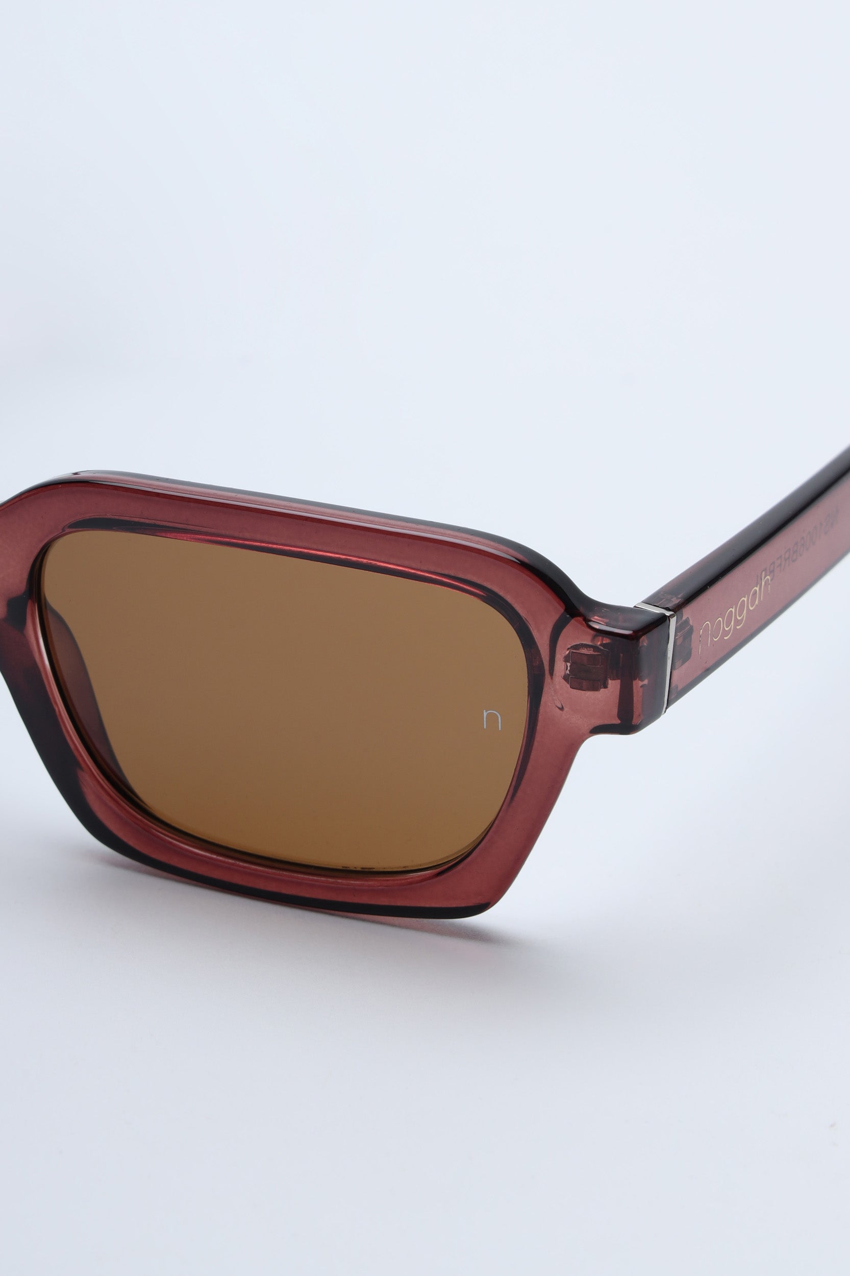 NS2003BRFBRL Aviator Stainless Steel Brown Frame with Brown Glass Lens