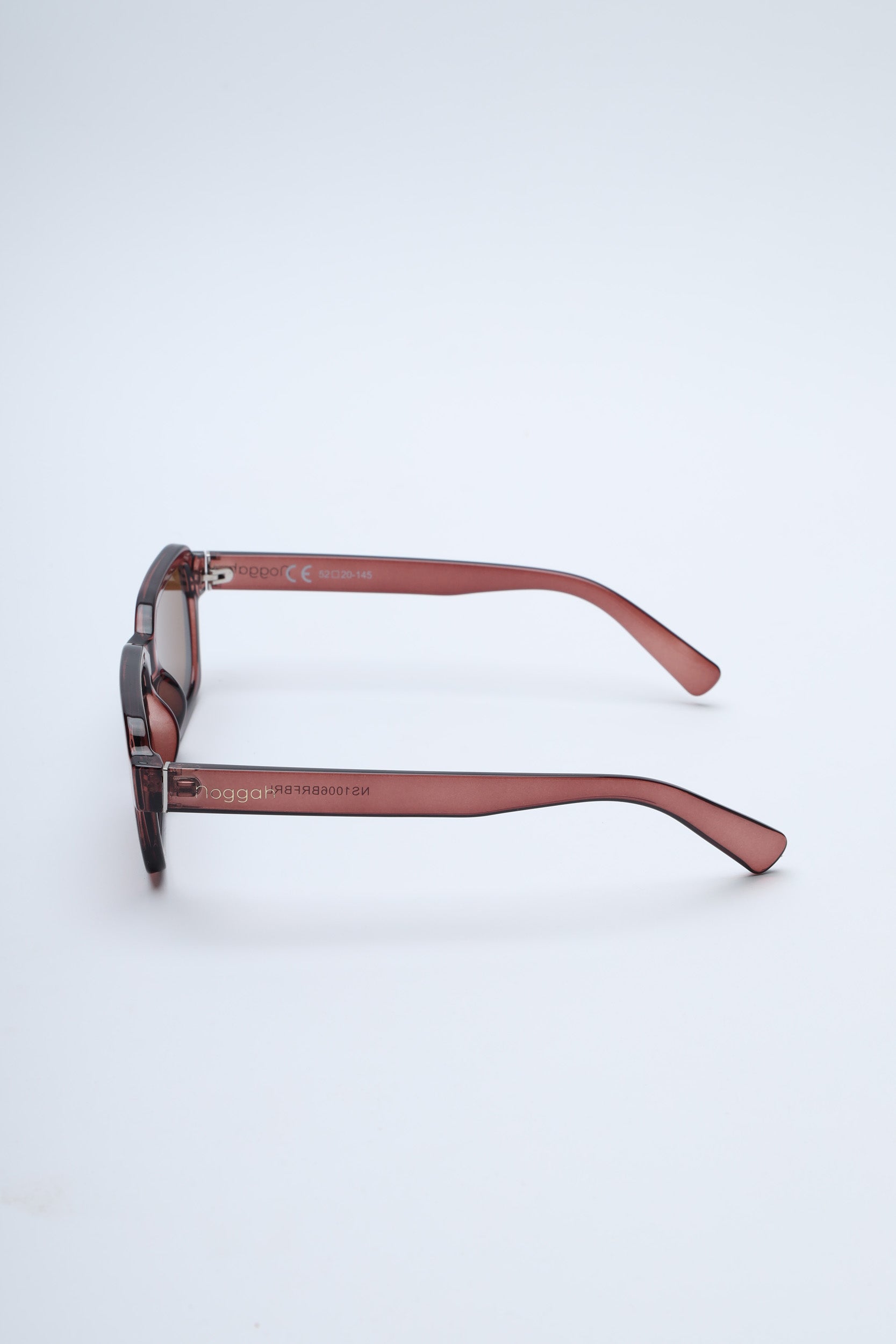 NS1006BRFBRL PC Brown Frame with Brown Glass Lens Sunglasses
