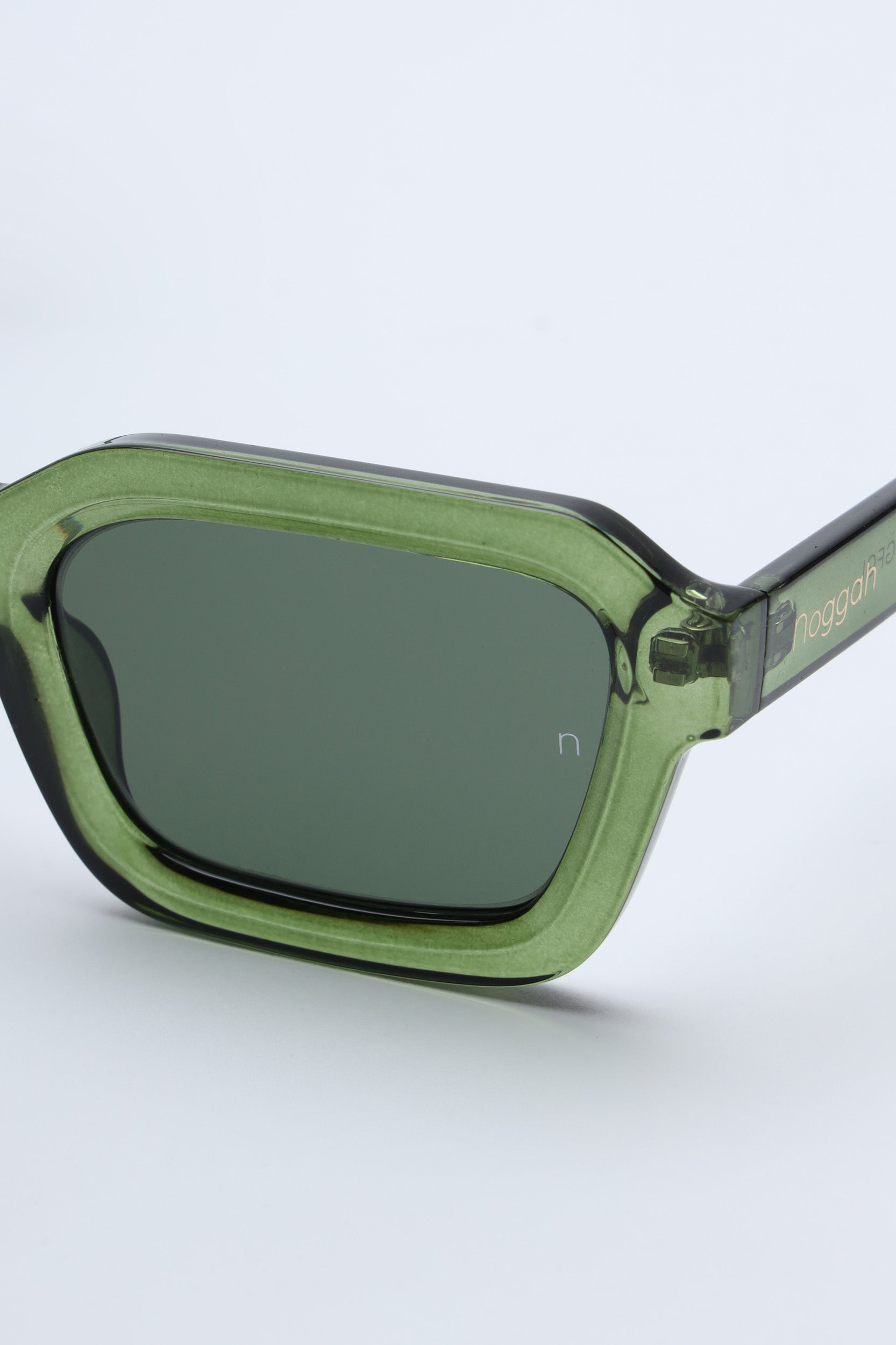 NS1007GFGL PC Green Frame with Green Glass Lens Sunglasses