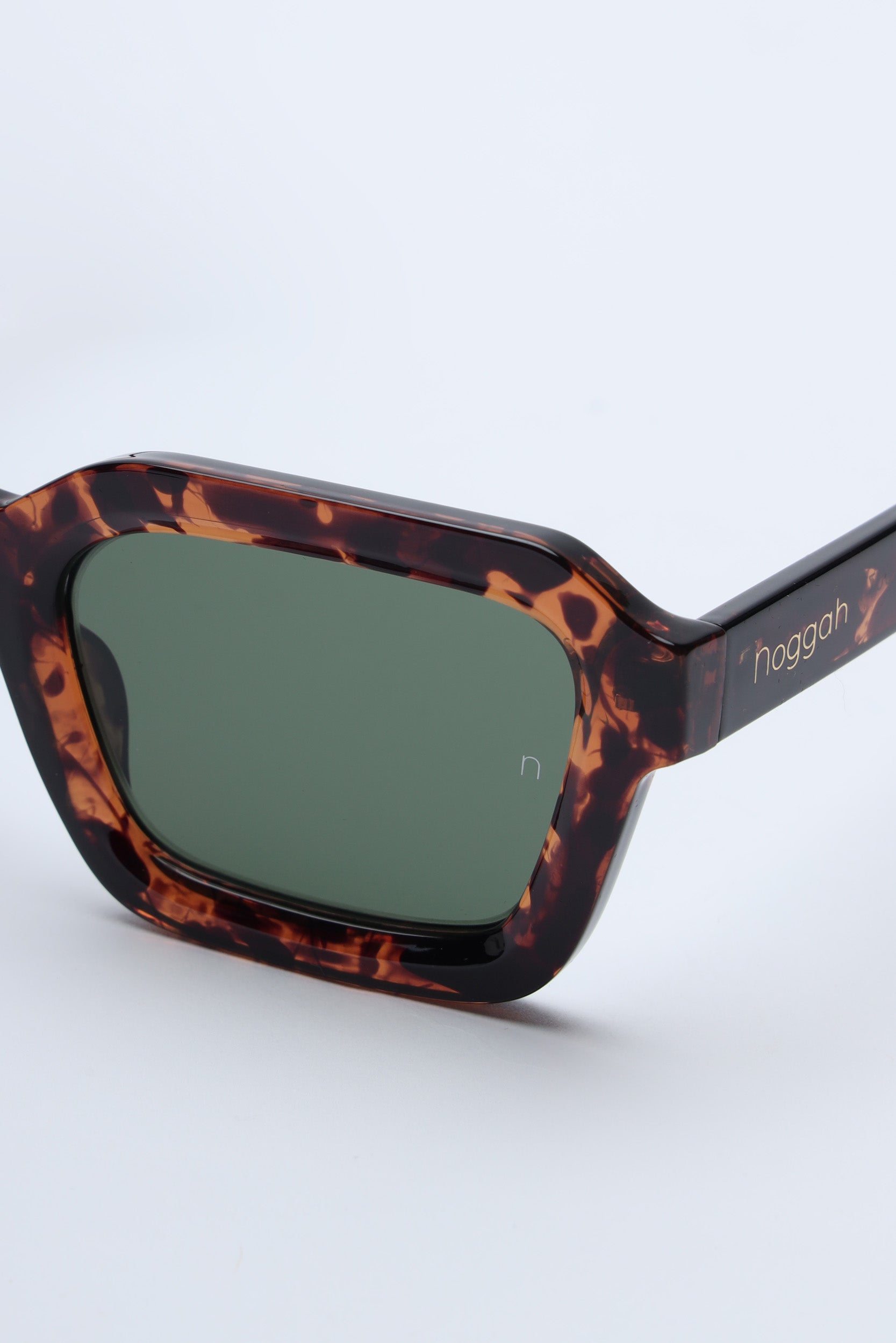 NS1007TFGL PC Tortoise Frame with Green Glass Lens Sunglasses