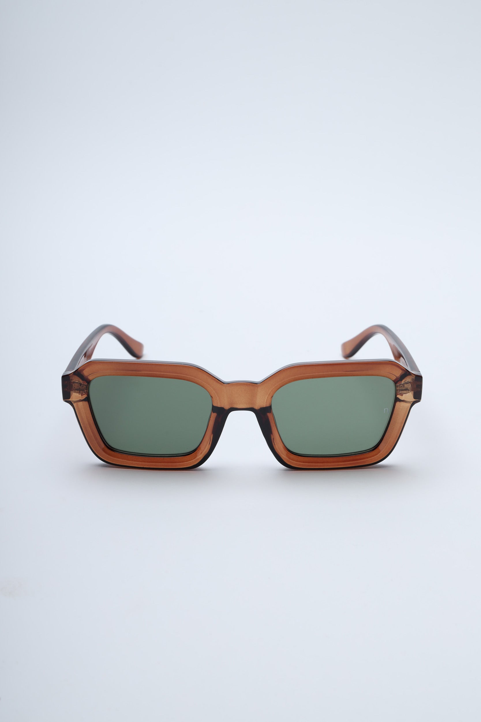 NS1008GFGL PC Green Frame with Green Glass Lens Sunglasses