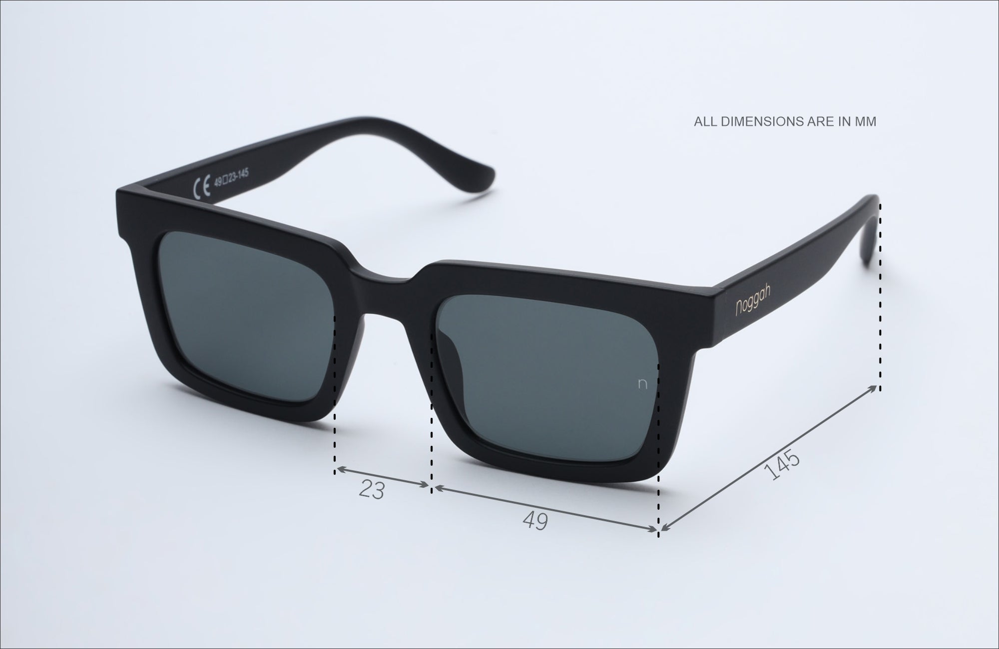 TORINO Retro Style Sunglasses in Black Acetate | Titanium Optix