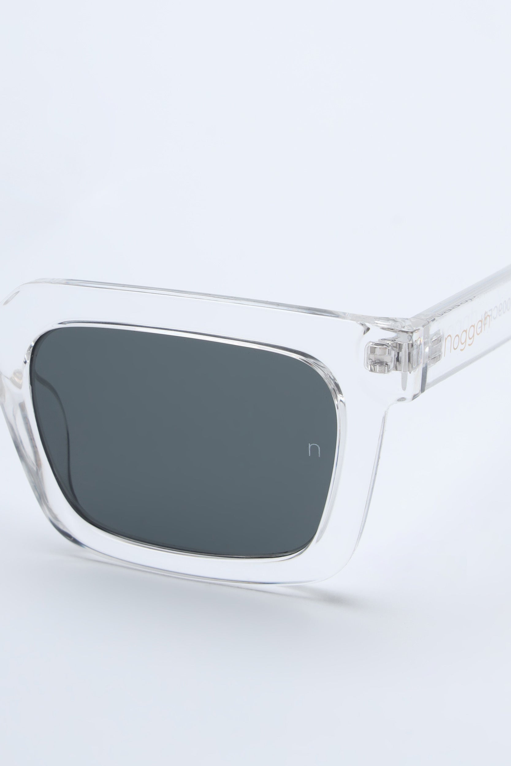 NS1009CFBL PC Clear Frame with Black Glass Lens Sunglasses