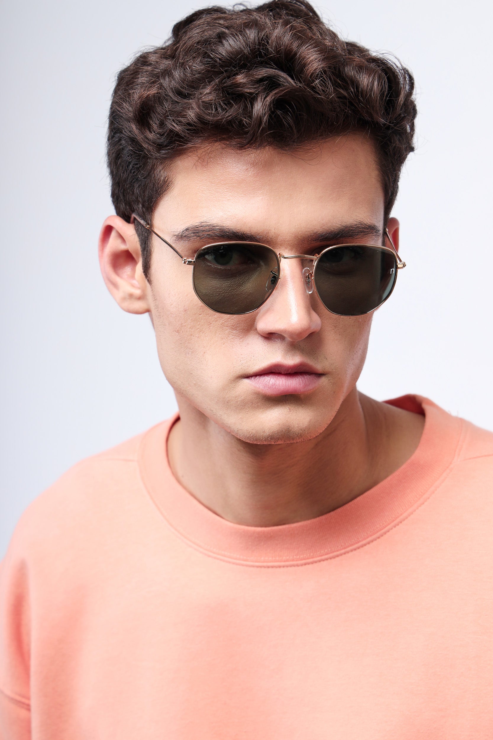 Fashion Big Frame Sunglasses Men Women Square Metal Vintage Sun Glasses |  eBay