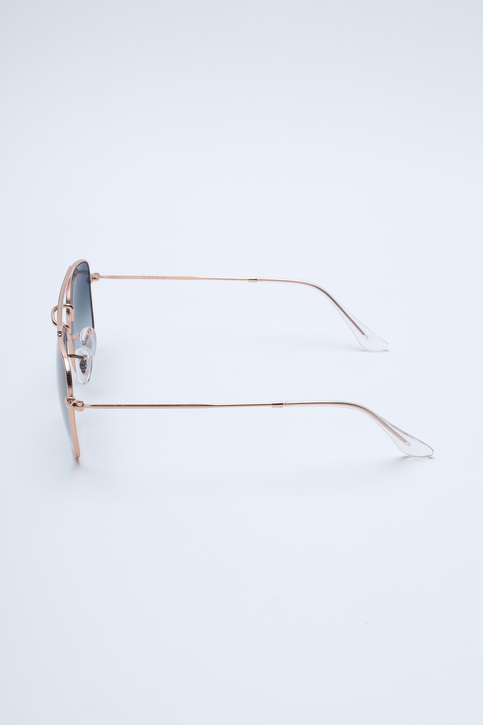 NS2002GFGL Stainless Steel Gold Frame with Gradient Glass Lens Sunglasses