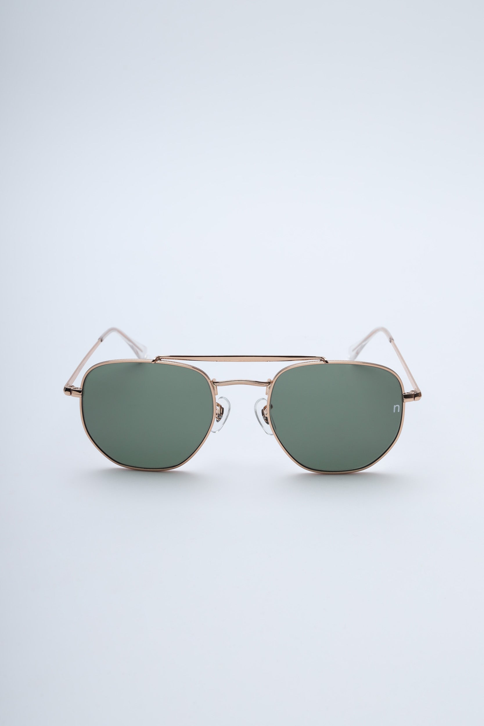 NS1006GFGL PC Green Frame with Green Glass Lens Sunglasses